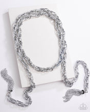 Load image into Gallery viewer, SCARFed for Attention - Silver Necklace
