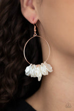 Load image into Gallery viewer, Sailboats and Seashells - Copper Earrings