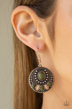 Load image into Gallery viewer, Sandstone Paradise - Green Earrings