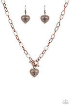 Load image into Gallery viewer, Say No AMOUR - Copper Necklace
