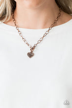 Load image into Gallery viewer, Say No AMOUR - Copper Necklace