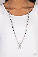 Load image into Gallery viewer, Sharp-Edged Shimmer - Purple Lanyard
