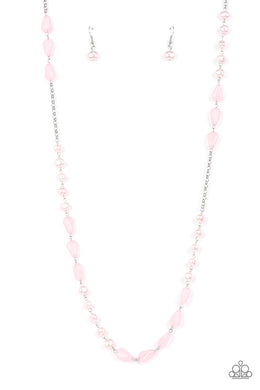 Shoreline Shimmer - Pink Necklace