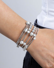 Load image into Gallery viewer, Showtime Sparkle - White Bracelet