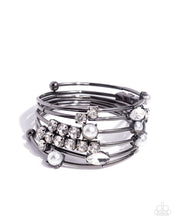 Load image into Gallery viewer, Showtime Sparkle - Black Gunmetal Bracelet