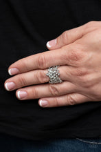 Load image into Gallery viewer, Sizzling Shimmer - White Ring