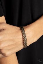 Load image into Gallery viewer, Some Serious Shimmer - Brass Cuff Bracelet