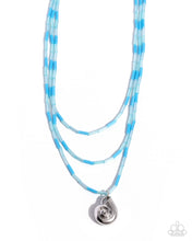 Load image into Gallery viewer, Spiral Safari - Blue Necklace