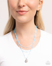 Load image into Gallery viewer, Spiral Safari - Blue Necklace