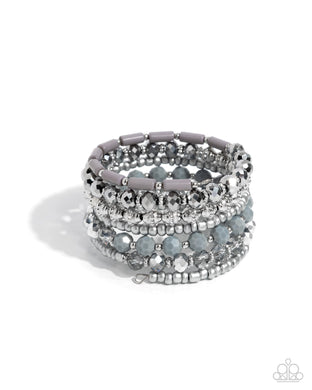 Stacked Surprise - Silver Bracelet
