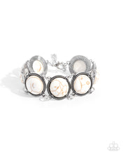 Load image into Gallery viewer, Stony Session - White Bracelet