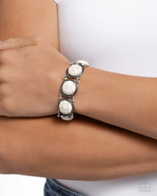 Load image into Gallery viewer, Stony Session - White Bracelet