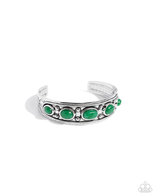 Stony Surprise - Green Bracelet