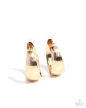 Load image into Gallery viewer, Subtle Sheen - Gold Hoop Earrings