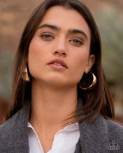 Load image into Gallery viewer, Subtle Sheen - Gold Hoop Earrings