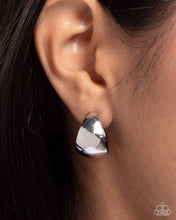 Load image into Gallery viewer, Suddenly Shiny - Silver Hoop Earrings