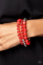 Load image into Gallery viewer, Summer Sabbatical - Red Set of Bracelets