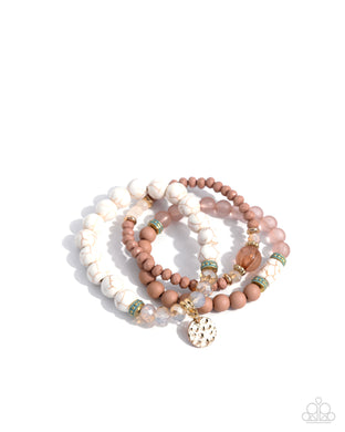 Sunset Sass - White Bracelets