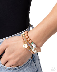 Sunset Sass - White Bracelets