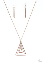 Load image into Gallery viewer, TRI Harder - Copper Necklace