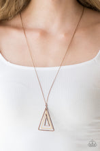 Load image into Gallery viewer, TRI Harder - Copper Necklace