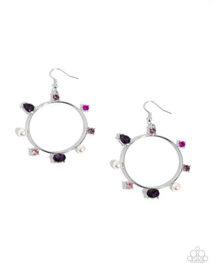 Tailored Treasure - Purple Earrings