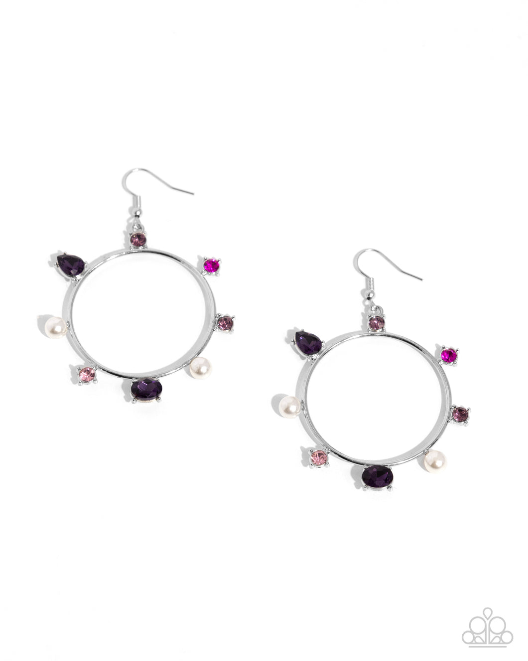 Tailored Treasure - Purple Earrings