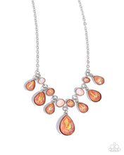 Load image into Gallery viewer, Talented Teardrops - Orange Necklace