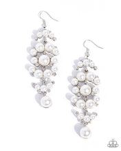Load image into Gallery viewer, Talk of The Ton - White Earrings