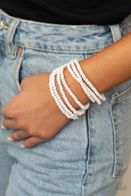 Load image into Gallery viewer, Thank Me LAYER - White Bracelet