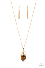 Load image into Gallery viewer, Trailblazing Talisman - Brown Necklace
