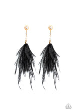 Load image into Gallery viewer, Vegas Vixen - Black Post Earrings