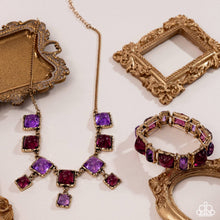 Load image into Gallery viewer, Vintage Boho - Purple Necklace