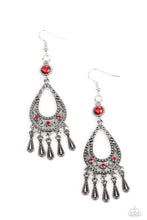 Load image into Gallery viewer, Viva la DIVA - Red Earrings