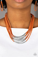 Load image into Gallery viewer, Walk The WALKABOUT - Orange Necklace