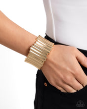 Load image into Gallery viewer, Warped Welding - Gold Bracelet
