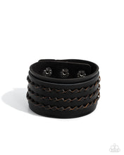 Load image into Gallery viewer, Western Twist - Black Bracelet