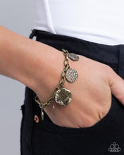 Load image into Gallery viewer, Winking Wild - Brass Bracelet