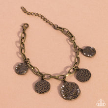 Load image into Gallery viewer, Winking Wild - Brass Bracelet