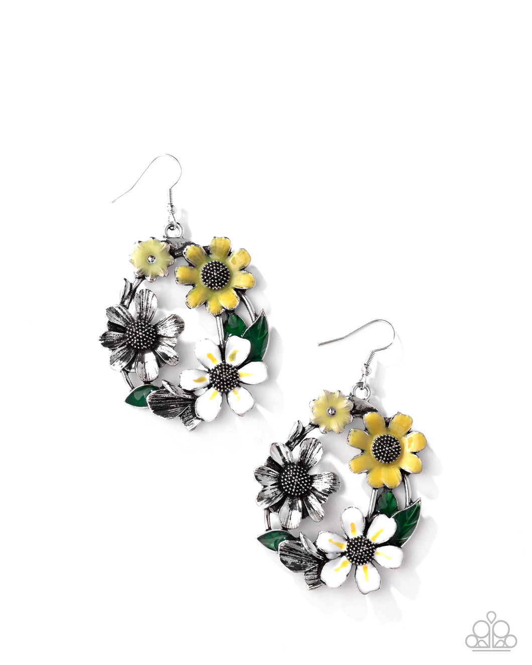 Wreathed Weekday - Yellow Earrings