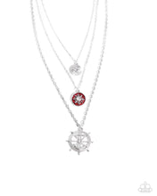 Load image into Gallery viewer, Anchor Arrangement - Red Necklace