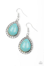 Load image into Gallery viewer, Sahara Serenity - Blue Earrings 🔸Turquoise Stone🔸