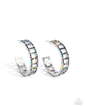 Load image into Gallery viewer, Bridging Brilliance - Multi Hoop Earrings