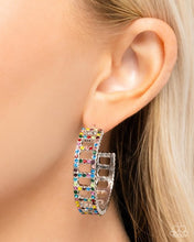 Load image into Gallery viewer, Bridging Brilliance - Multi Hoop Earrings