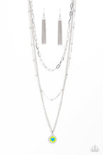 Load image into Gallery viewer, Burning Love - Green Necklace
