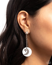 Load image into Gallery viewer, Celestial Change - White Post Earrings