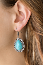 Load image into Gallery viewer, Sahara Serenity - Blue Earrings 🔸Turquoise Stone🔸