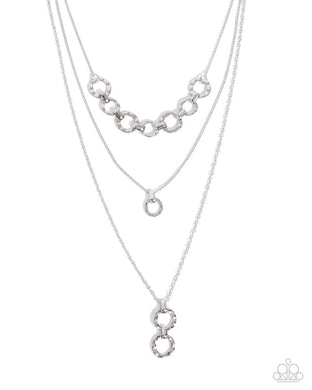 Dotted Demeanor - Silver Necklace