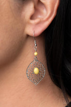Load image into Gallery viewer, Perky Perennial - Yellow Earrings