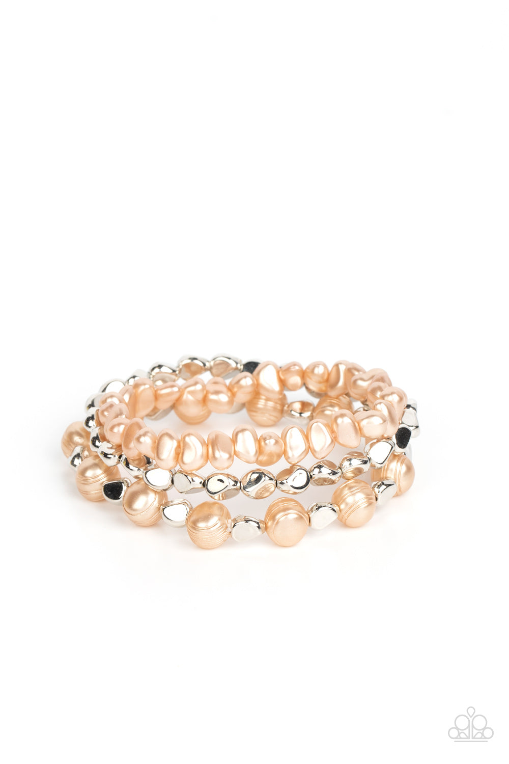 Shoreside Soiree - Brown Set of Bracelets